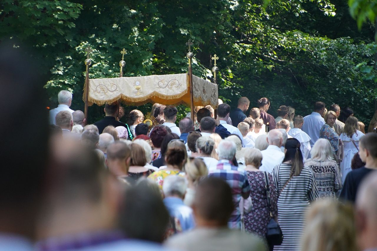 Boże Ciało, Procesja Parafia pw.  Św Rafała Kalinowskiego w Pile