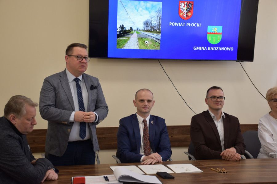 Kolejne inwestycje drogowe na terenie powiatu płockiego