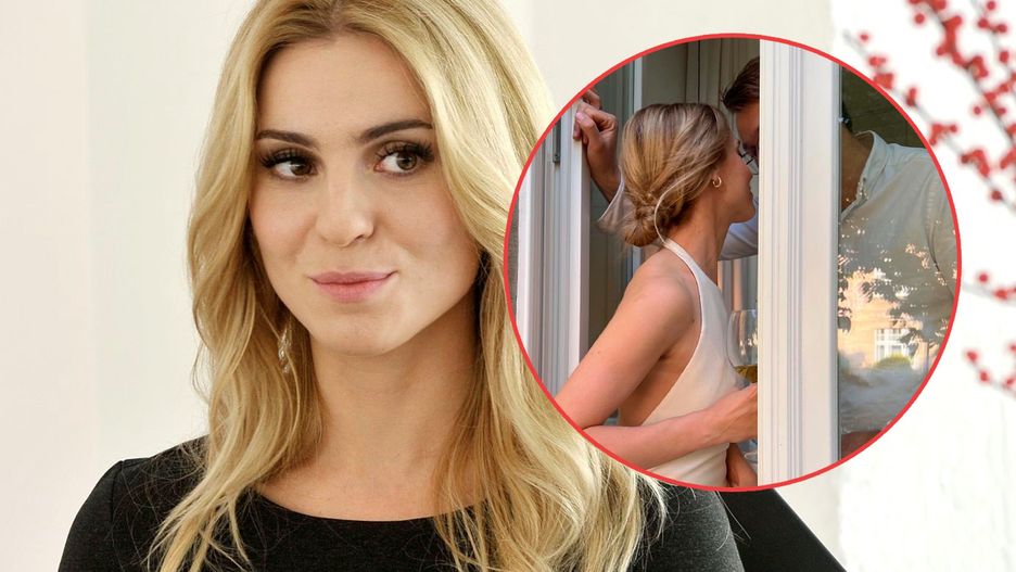 Kasia Tusk pozuje z mężem