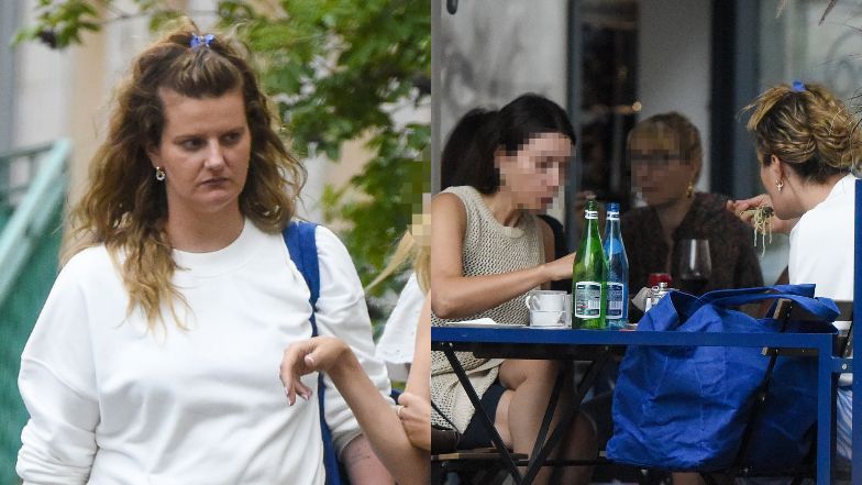 Zofia Zborowska na ploteczkach z przyjaciółką