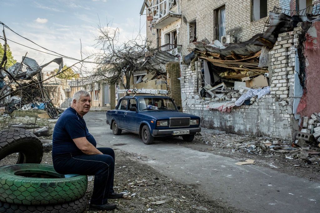 A man seen observing the damage situation of the residential
SLOVYANSK, DONETSK OBLAST, UKRAINE - 2022/07/29: A man seen observing the damage situation of the residential buildings in Slovyansk, Donbas, after a Russian artillery strike hit the city centre. One of the main strategic cities in the Donetsk region of Donbas, Slovyansk has suffered heavy bombardment by Russian forces. Since the war started, over 80% of the civilian population has left or been evacuated. (Photo by Alex Chan Tsz Yuk/SOPA Images/LightRocket via Getty Images)
SOPA Images
aftermath, building, buildings, conflicts, damage, destroyed, devastation, invasion, male, man, residential buildings, ruin, russian artillery strike, russian attack, russian invasion, ukraine - russia, vehicle, war against ukraine, war crisis, wreckage