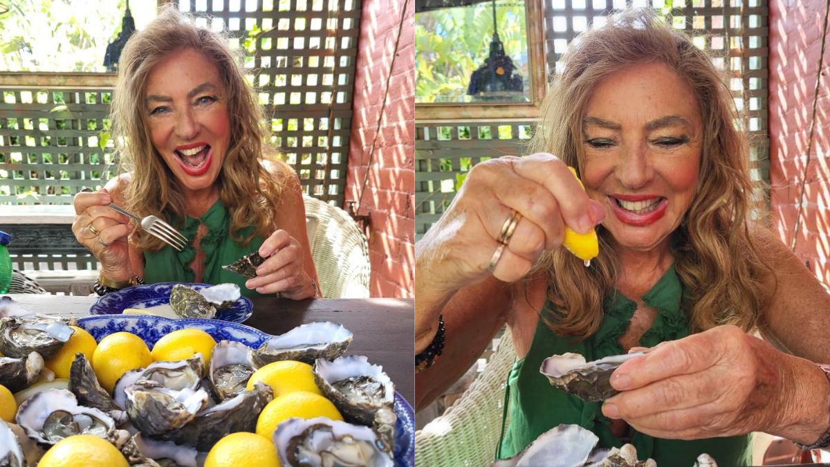 Żona "Janosika" pokazała, jak zajada się afrodyzjakami. 