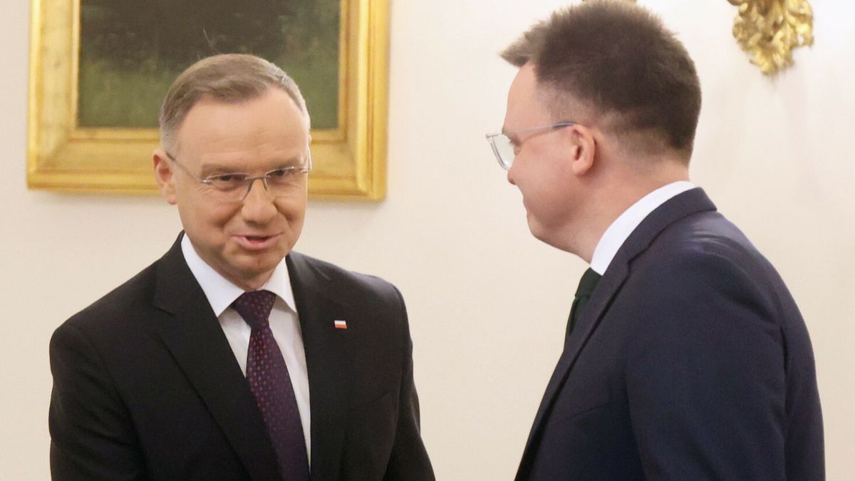 Andrzej Duda i Szymon Hołownia