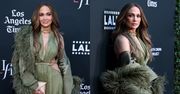Jennifer Lopez w sukni z wycięciami i GŁĘBOKIM DEKOLTEM czaruje na gali w Los Angeles. Imponująca figura? (ZDJĘCIA)