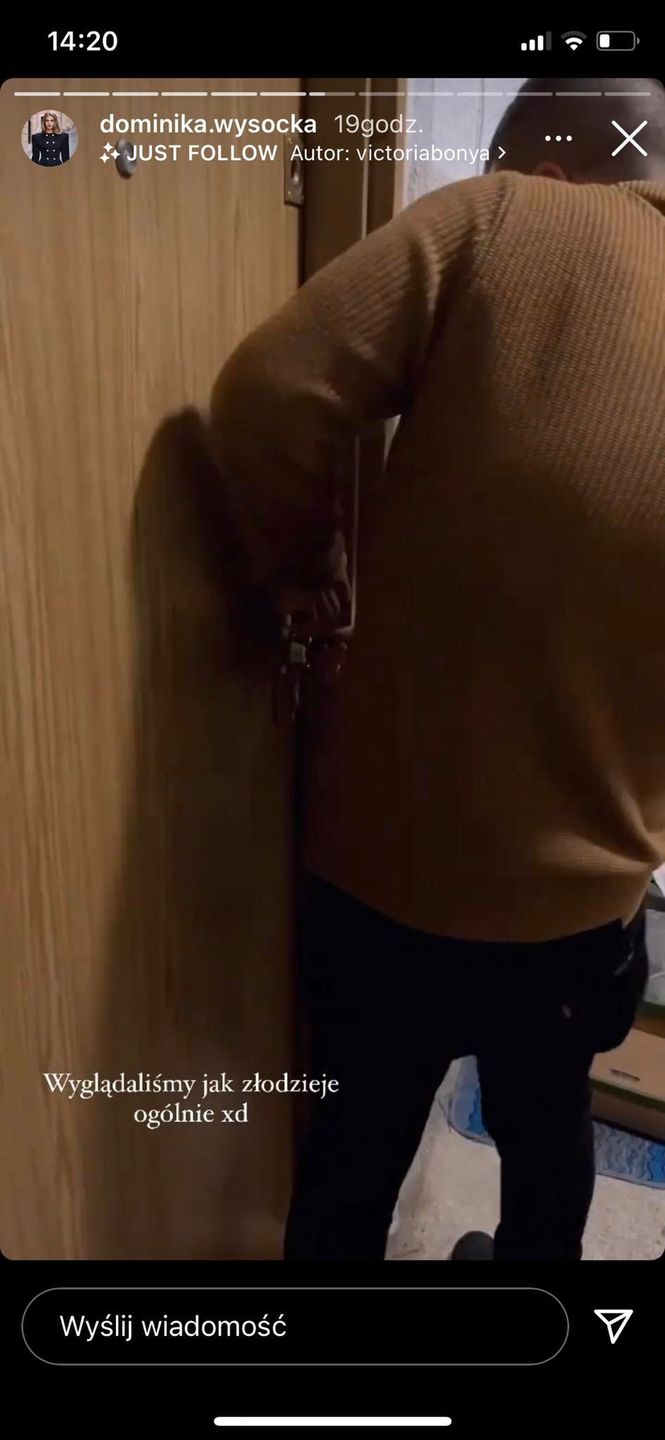 Dominika Wysocka ma problemy mieszkaniowe 