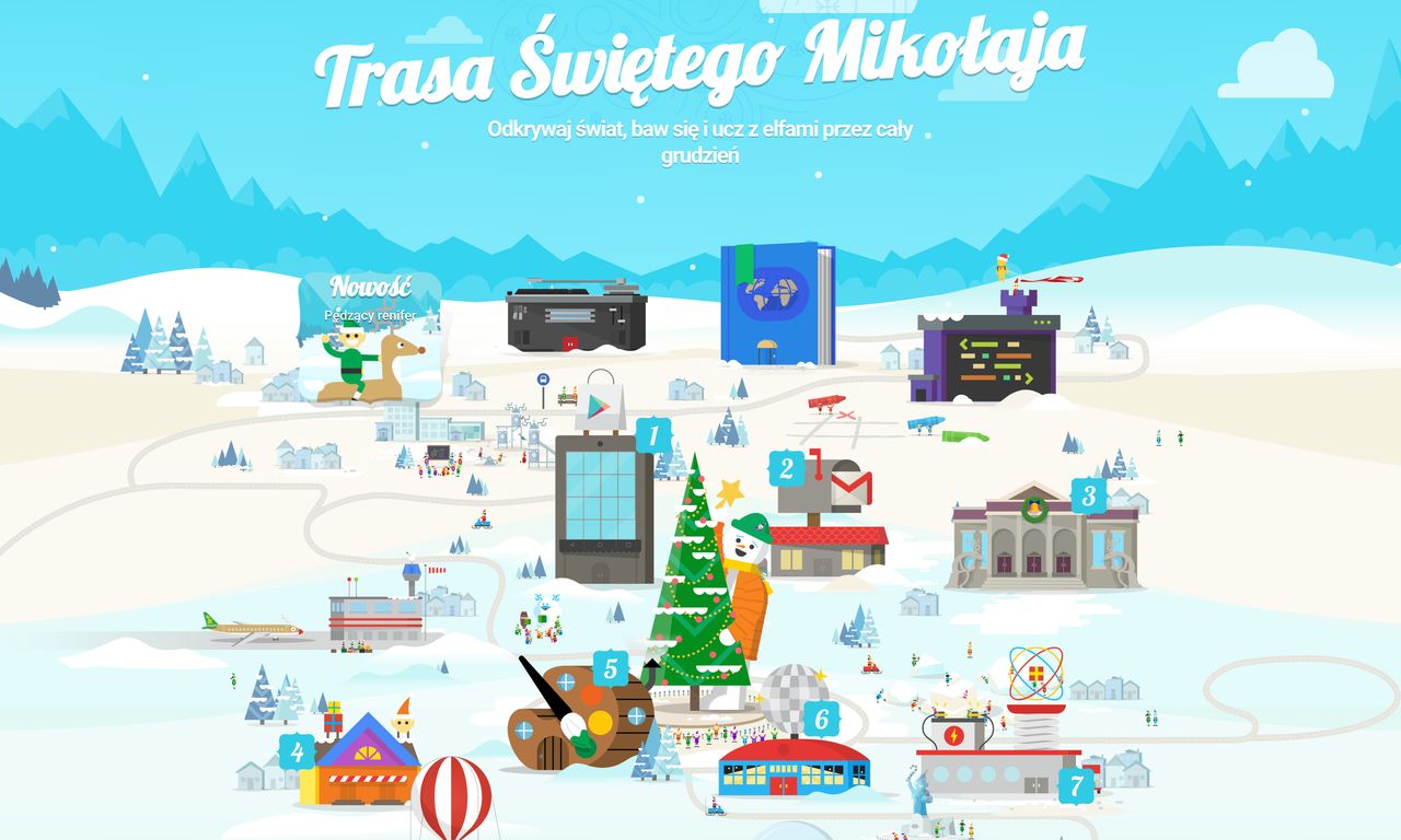 Aplikacja dnia: Trasa Świętego Mikołaja w Google