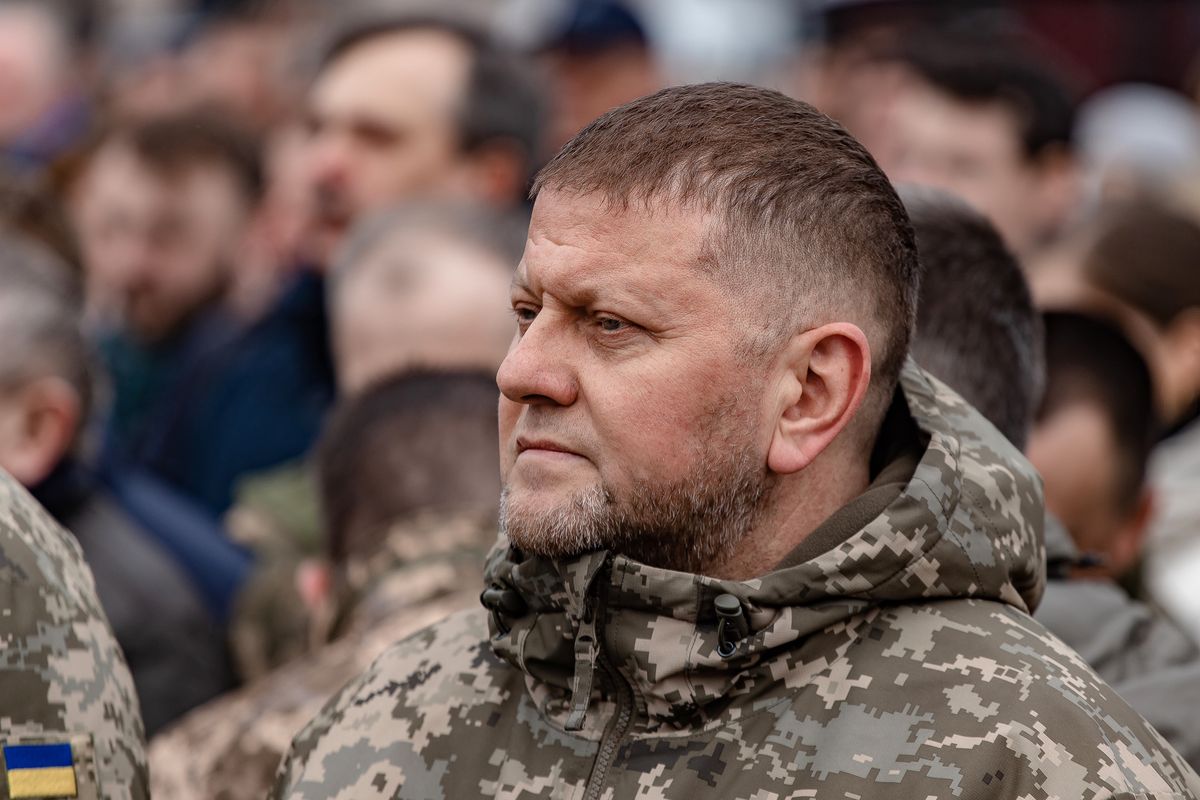 Naczelny dowódca Sił Zbrojnych Ukrainy gen. Wałerij Załużny