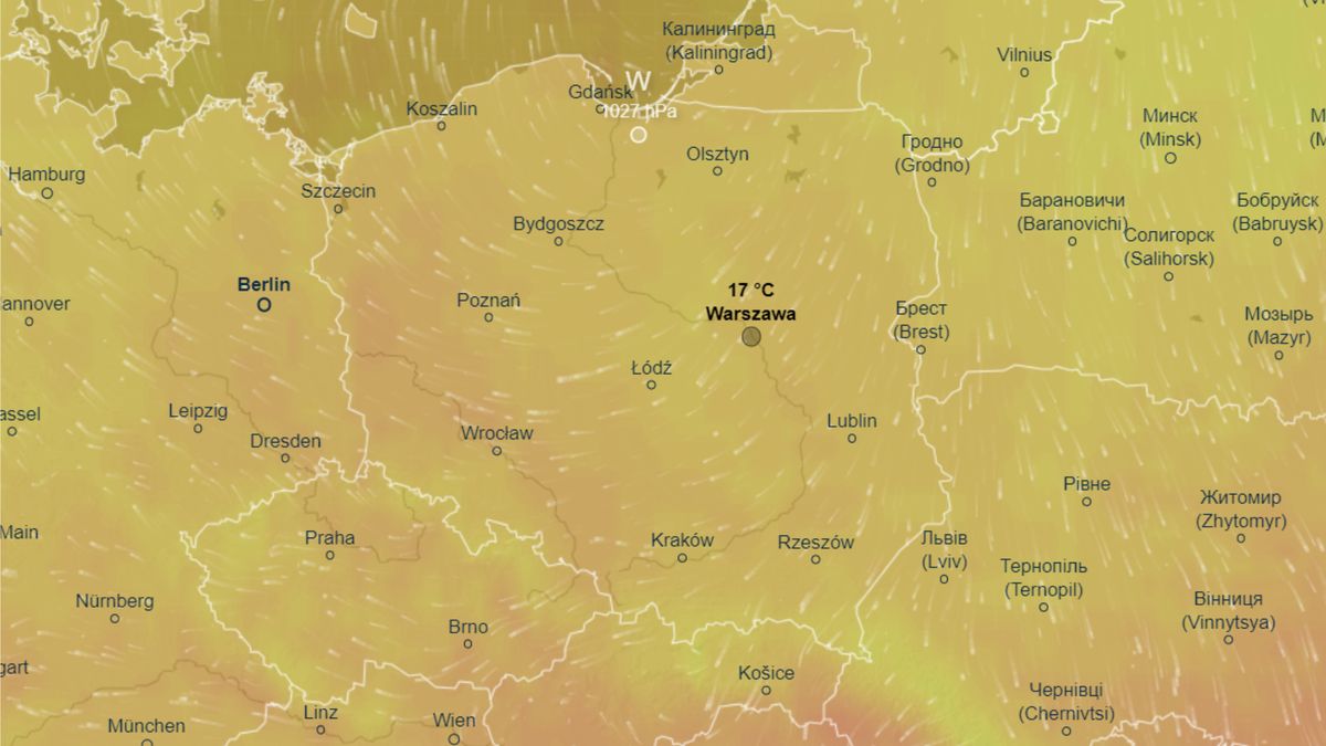 Piątek (15 września) ma przynieść temperaturę w granicach 20 stopni Celsjusza