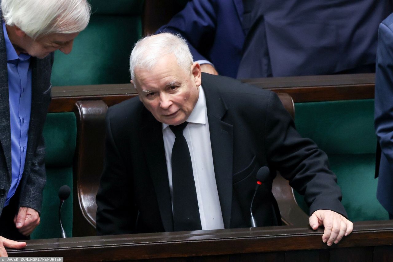 Kaczyński krótko skomentował expose Tuska