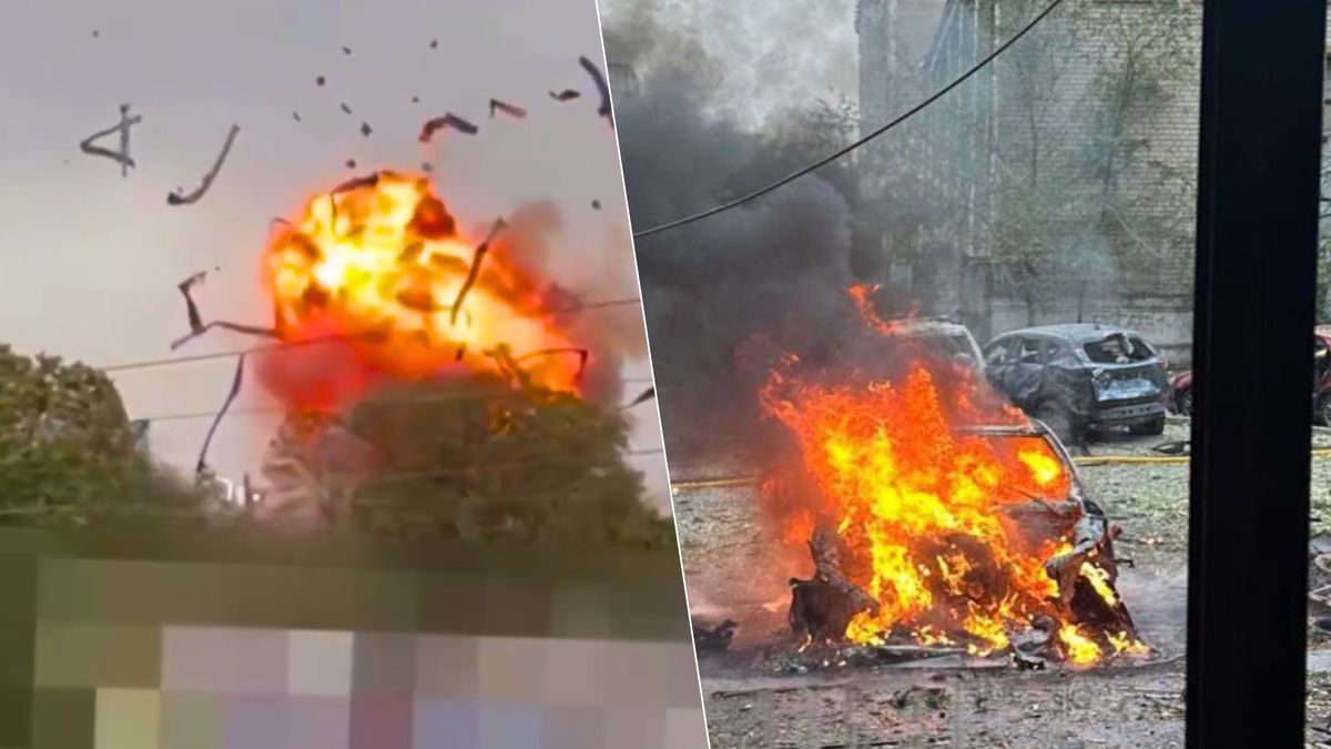 Rosyjski atak na Dniepr