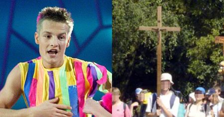 Rafał Mroczek z ukochaną (?) są razem na pielgrzymce w USA? Zdjęcia aktora i dziennikarki TVP Info mówią same za siebie (FOTO)
