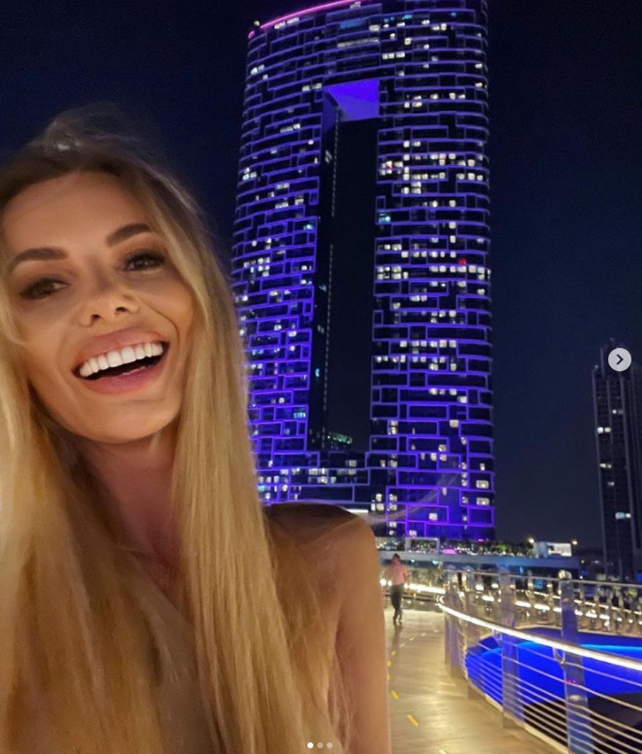 Izabela Janachowska bawi się w Dubaju 