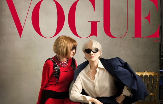 Anna Wintour po raz pierwszy na okładce "Vogue'a". Czy to tylko promocja filmu?