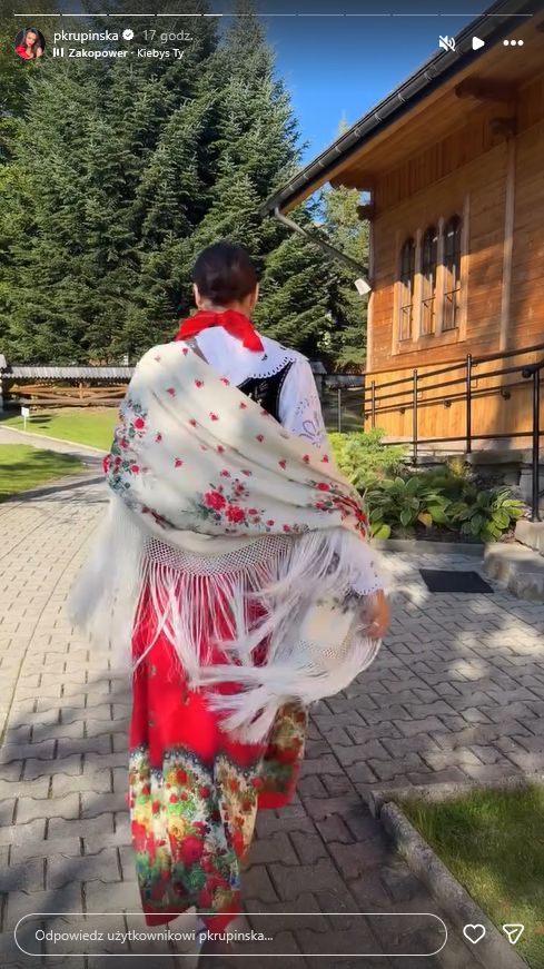 Paulina Krupińska pokazała góralskie wesele