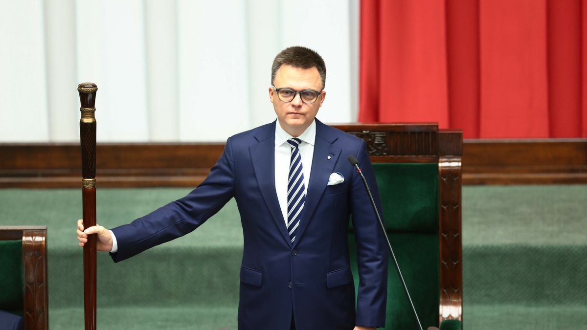 Na zdjęciu marszałek Sejmu Szymon Hołownia