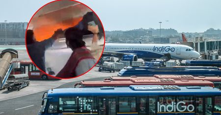 Lecieli do Chennai. W skrytkach nad głowami pasażerów pojawił się ogień