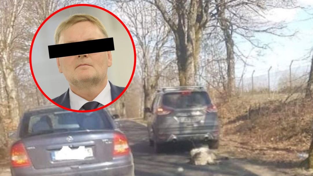 Przywiązał psa sznurkiem i ciągnął za samochodem