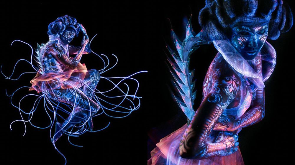 Body art sfotografowane w ultrafiolecie 1