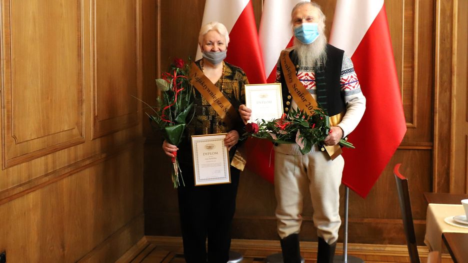 Śląskie. Irena Pąchalska z Chorzowa i Józef Broda z Istebnej to zwycięzcy konkursu na najaktywniejszego seniora w województwie.