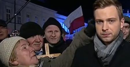 Dziennikarze bronią reportera TVP przepędzonego spod Pałacu Prezydenckiego