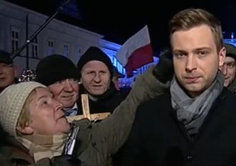 Dziennikarze bronią reportera TVP przepędzonego spod Pałacu Prezydenckiego