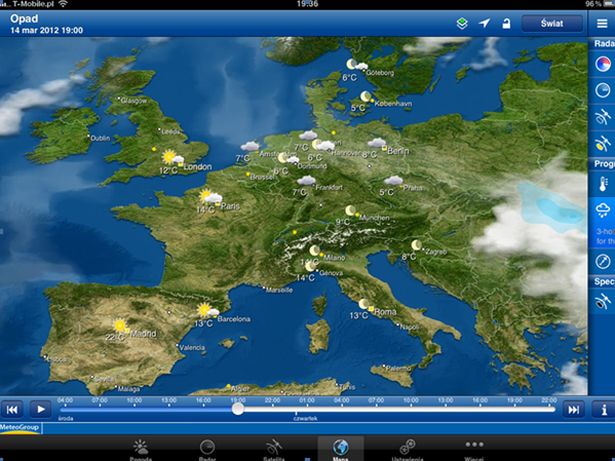 Nowe mapy pogodowe w WeatherPro