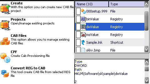 Edycja plików CAB w Windows Mobile 1
