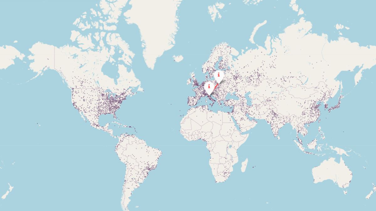 Interaktywna mapa zmian klimatu
