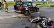 Pomorskie. Wypadek w Nieżywięciu. Dwie osoby w szpitalu po zderzeniu z osobówką