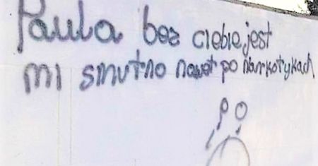 Ze złamanym sercem i farbą w sprayu w dłoni wyznał miłość na ścianie. Miasto Pułtusk chce mu pomóc
