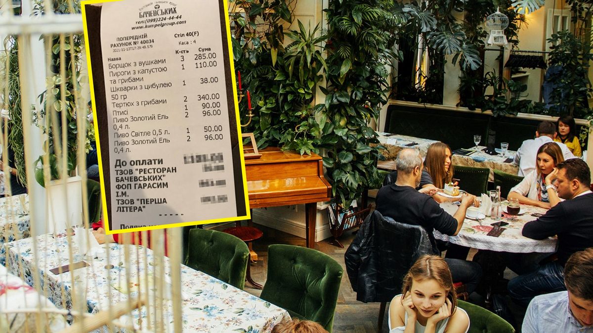 Nasza czytelniczka wybrała się ostatnio do słynnej już lwowskiej restauracji Baczewskich. 