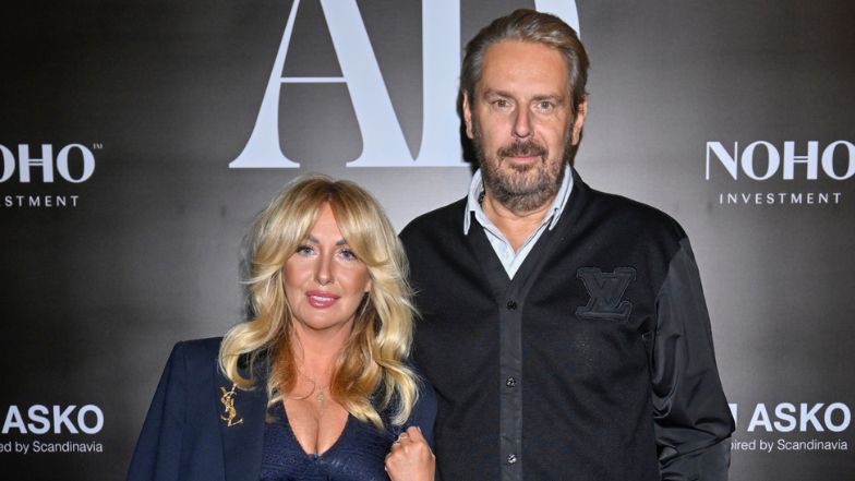 Wojciech Modest Amaro i Agnieszka Amaro na imprezie magazynu