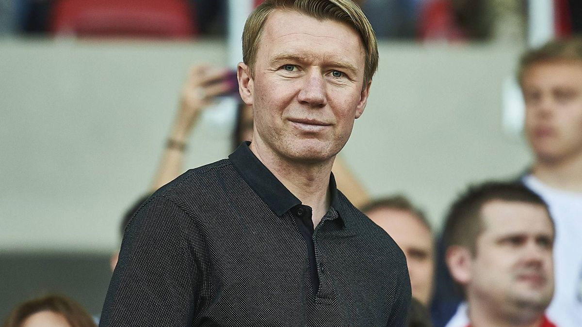 Daniel Bogusz na stadionie Widzewa Łódź