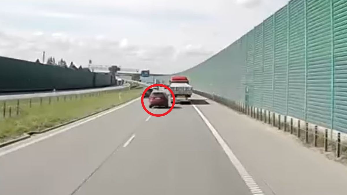 Na autostradzie A1 doszło do groźnego zdarzenia