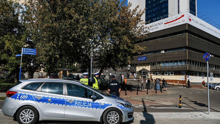 Interwencja policji na Nowogrodzkiej