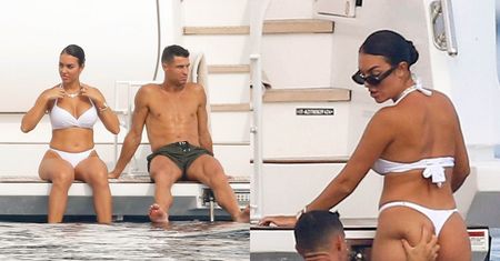 Cristiano Ronaldo i Georgina Rodriguez dokazują na pokładzie luksusowego jachtu we Francji (ZDJĘCIA)