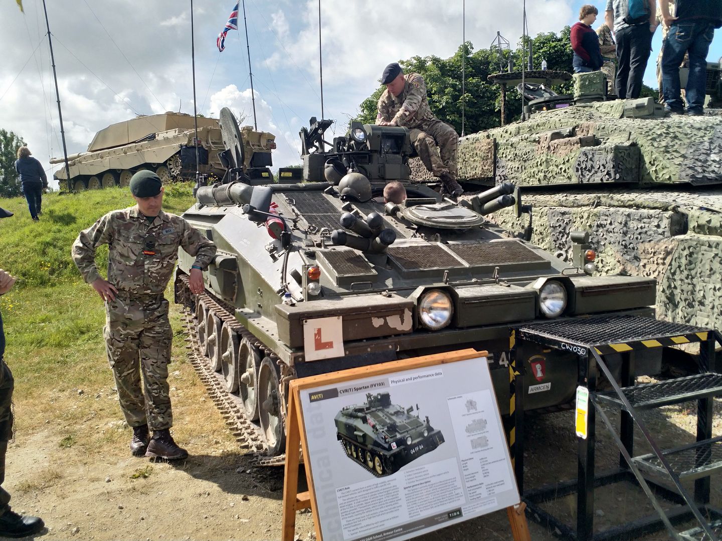 British Army podczas TANKFEST 2022.