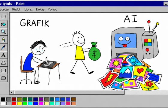 Grafik płakał jak AI-ował. Realia pracy projektantów po paru latach ze sztuczną inteligencją