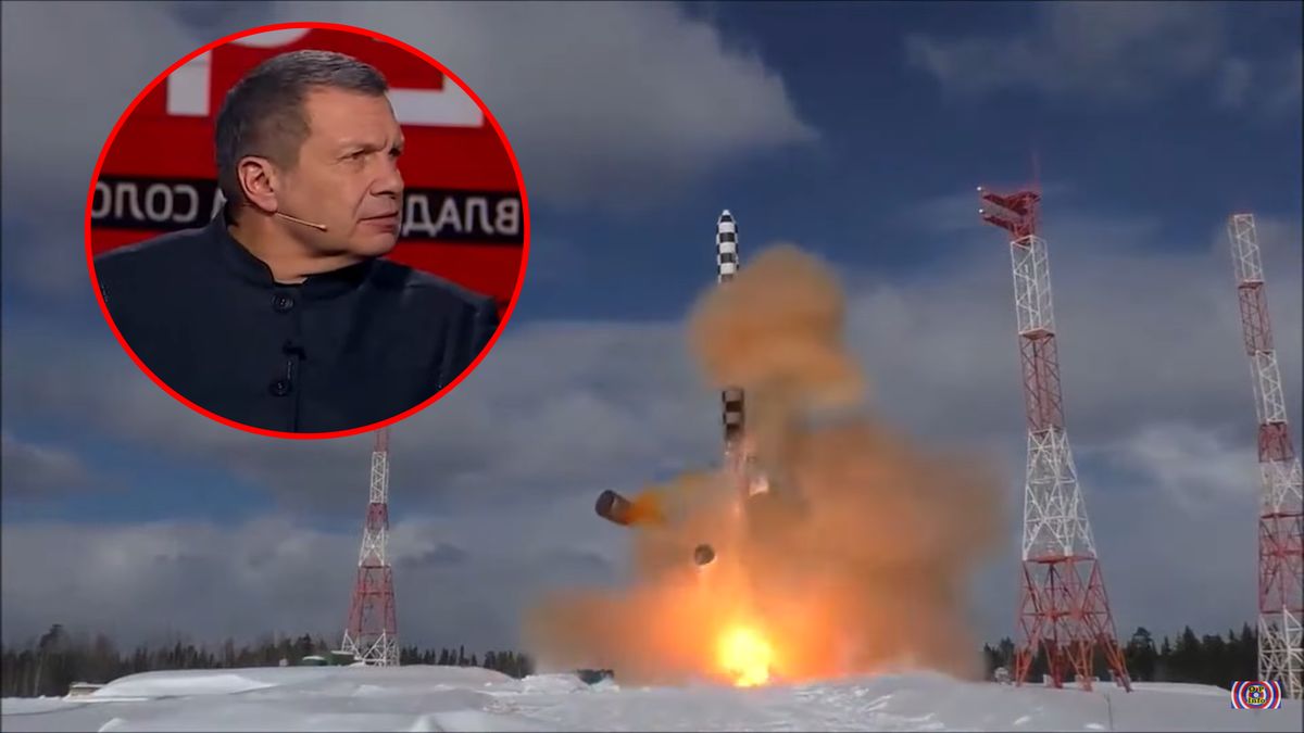 Propagandzista Kremla zachęca do zniszczenia Wielkiej Brytanii pociskiem Sarmat