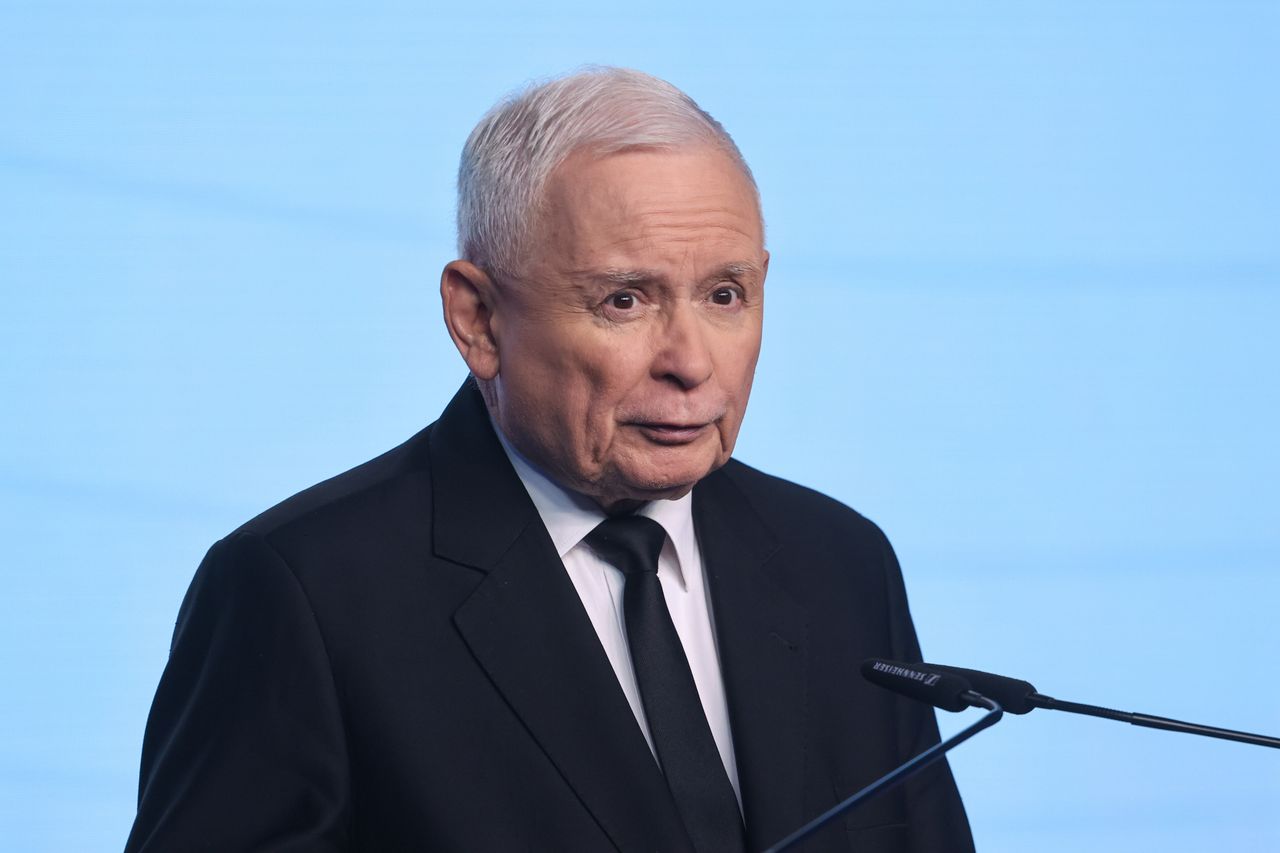 Prezes PiS Jarosław Kaczyński