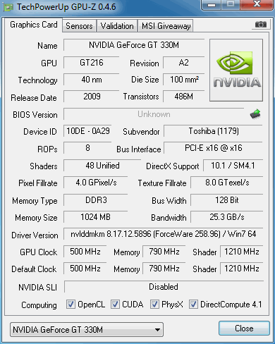 Toshiba Satellite A660 - test [część 2] 3