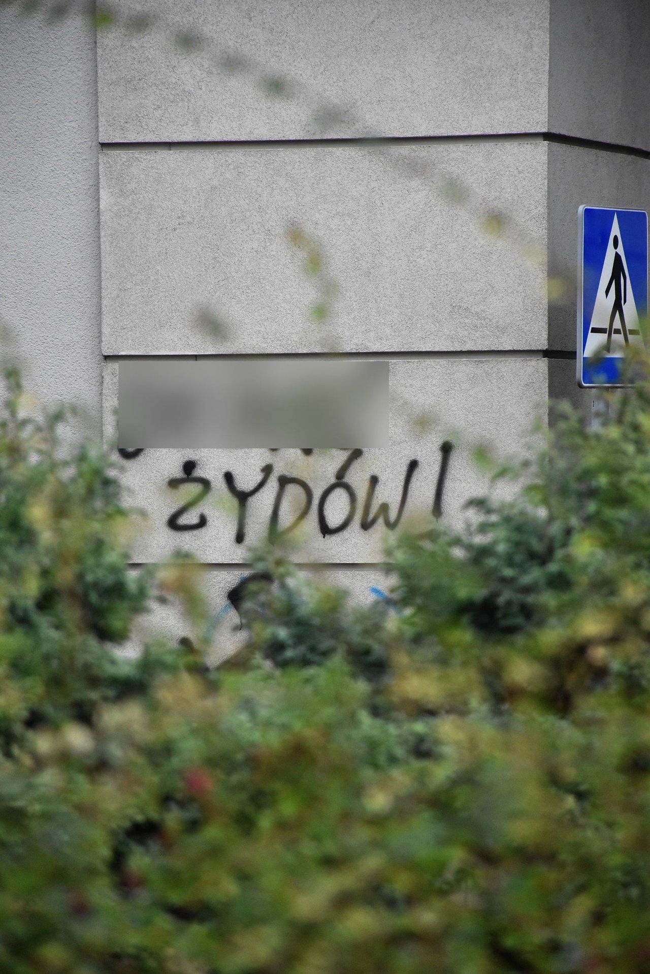 Malbork: Antysemickie napisy na ul. Chopina