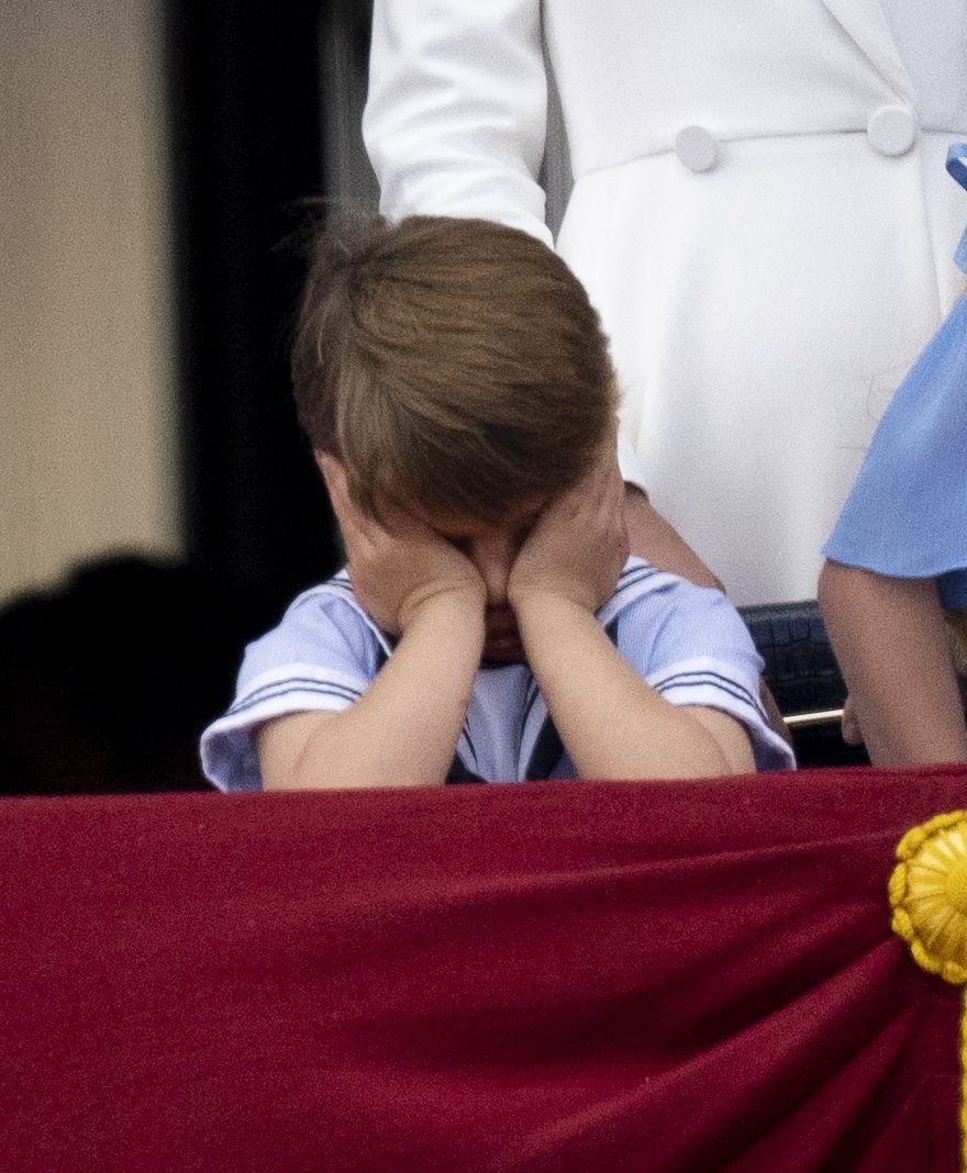 dzieci Kate i Williama podczas Trooping the Colour