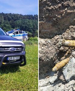 Groźne odkrycie operatora koparki. Natychmiast wezwał służby