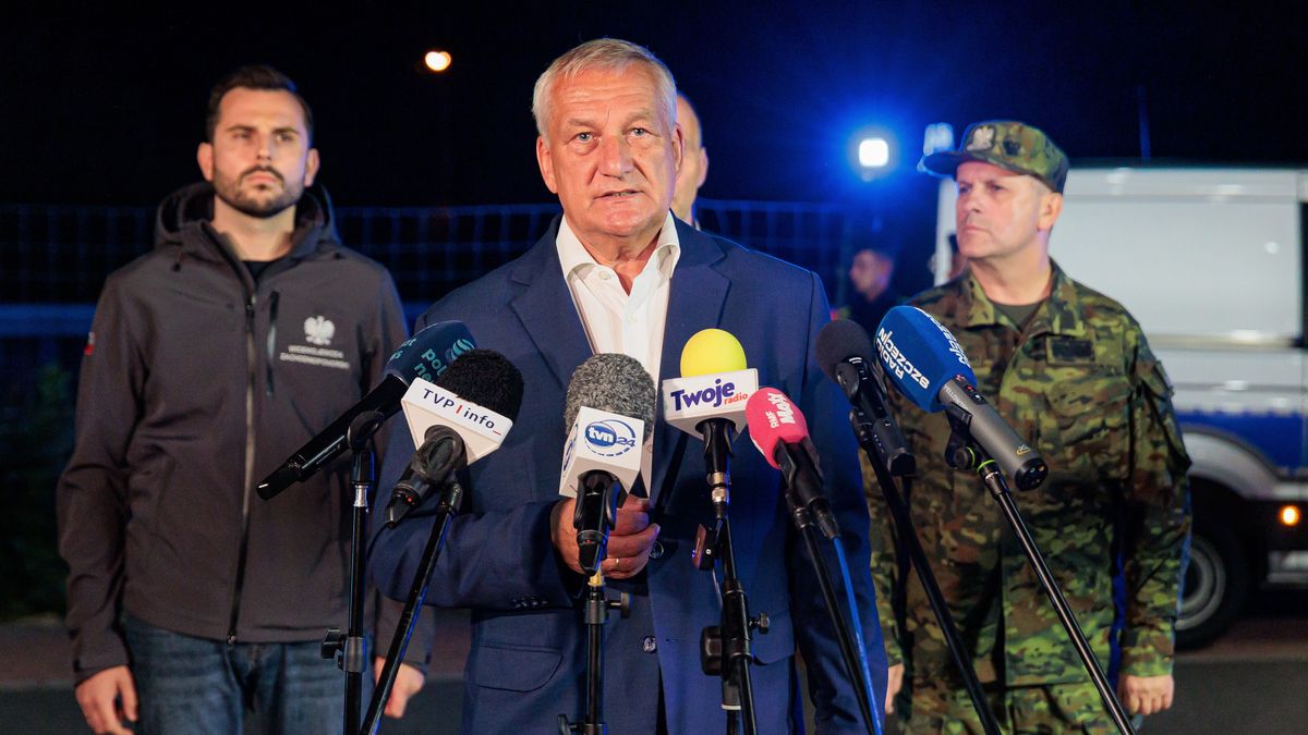 Wiceszef MSWiA, Wiesław Szczepański, poinformował o wynikach ko
