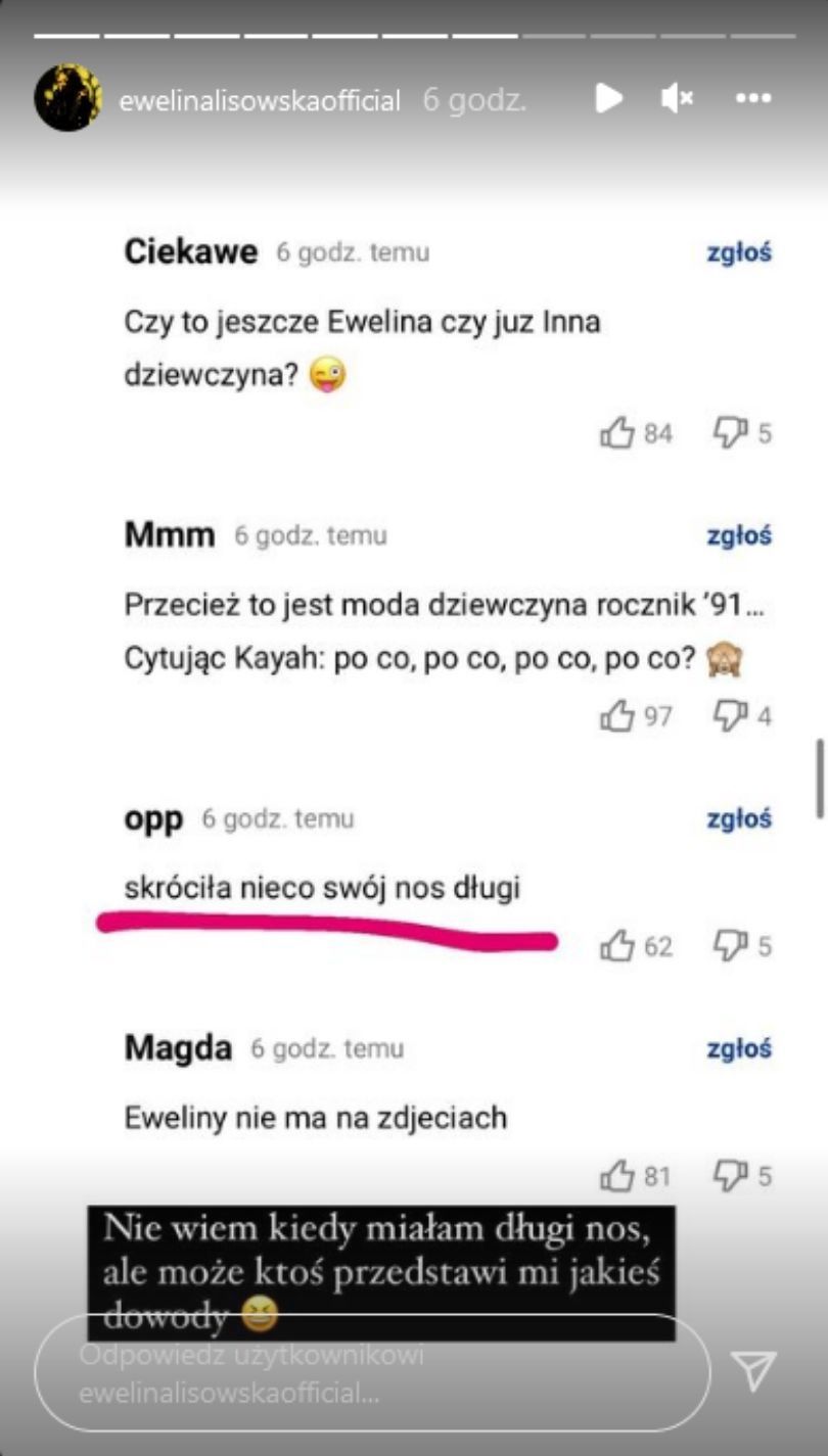 Ewelina Lisowska odpowiada na komentarze na temat swojego odmienionego wyglądu