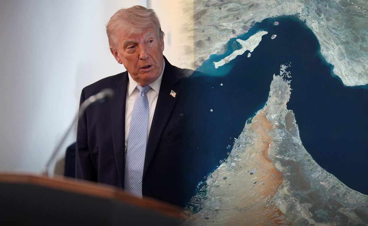 Trump o "złotym wieku dla Bliskiego Wschodu", ruch w cieśninie Ormuz [SKRÓT PORANKA]