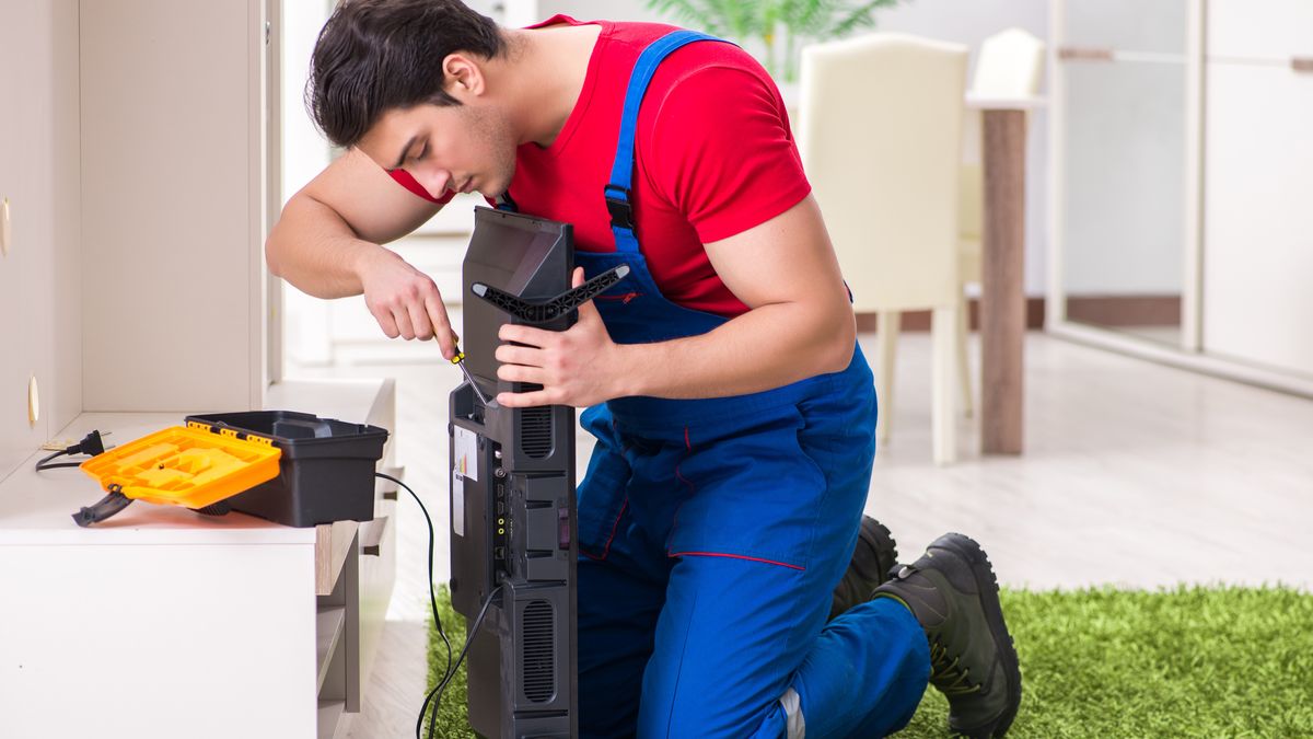 Professional repair engineer repairing broken tv
Professional repair engineer repairing broken tv
Elnur Amikishiyev
tv, repair, technology, television, service, technician, electrical, tool, electronic, maintenance, screen, display, repairman, home, man, fixing, work, lcd, electric, digital, installation, electrician, worker, fix, circuit, handyman, working, house, workman, support, repairing, broken, troubleshooting, warranty, serviceman, contractor, checking, malfunction, toolbox, toolkit, appliance, screwdriver, pliers, male, engineer, professional, expert, mechanic, monitor, hardware, tv, repair, technology, television, service, technician, electrical, tool, electronic, maintenance, screen, display, repairman, home, man, fixing, work, lcd, electric, digital, installation, electrician, worker, fix, circuit, handyman, working, house, workman, support, repairing, broken, troubleshooting, warranty, serviceman, contractor, checking, malfunction, toolbox, toolkit, appliance, screwdriver, pliers, male, engineer, professional, expert, mechanic, monitor, hardware