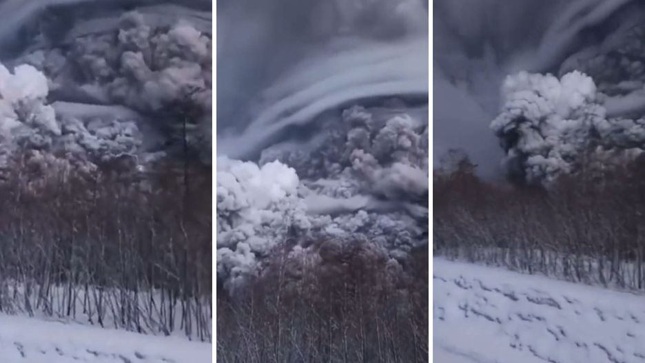  Erupcja wulkanu w Rosji