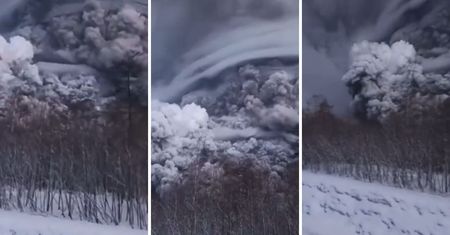 Czerwony alarm w Rosji. Szywiełucz wybuchł